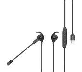 Auriculares Havit con cable y cancelación de ruido, doble micrófono y modos de sonido