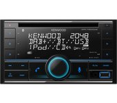 Kenwood DPX-7300DAB Reproductor de CD para Coche con Bluetooth y Manos Libres Negro