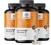 HealthyWorld® 3x Vitamina C liposomal 1200 mg, en total 720 cápsulas