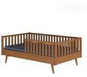 ID Kids Cama infantil montessori madera maciza  avellana 90x190 cm