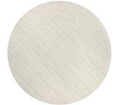 Wecon Home Alfombra redonda de pura lana tufting a mano beige 180 cm