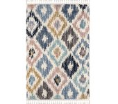 Nazar Alfombra bereber 160x230 multicolor con dibujo geométrico
