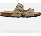 GEOX Sandal Ghita Hombre Gris Pardo Gris Pardo 45