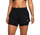 Nike - Pantalón corto Dri-Fit One Mujer, Mujer, Black-Reflective Silver, XS
