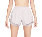 Nike - Pantalón corto One Mujer, Mujer, Platinum Violet-Reflective Silv, S