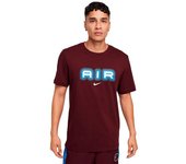 Nike - Camiseta Swoosh Air Graphic, Hombre, Burgundy Crush-Lt Photo Blue, L