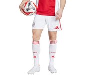 Adidas - Pantalón corto Ajax Primera Equipación 2025-2026, Unisex, White, XL