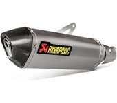 Akrapovic Slip-On Line Titanio Silenciador trasero - Plata