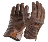 Trilobite Café Guantes de la motocicleta de las señoras - Marrón (XL)