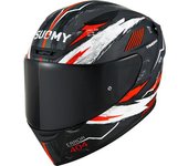 Suomy Track-1 404 2023 Casco - Negro Gris Rojo (XL)