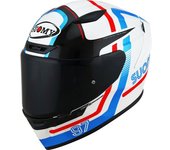 Suomy Track-1 Ninety Seven 2023 Casco - Blanco Rojo Azul (XL)