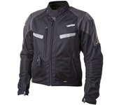 Helite Vented 2.0 Chaqueta textil para motocicleta Airbag - Negro (S)