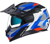 NEXX X.Vilijord Taiga Casco - Negro Rojo Azul (2XS)