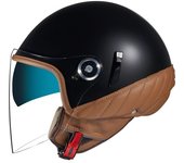 NEXX SX.60 Artizan Casco Jet - Negro Marrón