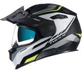 NEXX X.Vilijord Hiker Casco - Negro Blanco Amarillo (S)