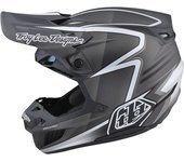 Lee SE5 MIPS Carbon Lines Casco de motocross - Negro
