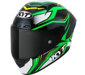 KYT NZ Race Carbon Stride Casco - Verde (XL)
