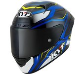 KYT NZ Race Carbon Stride Casco - Azul (XL)