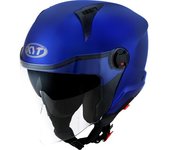 KYT D-City Plain Casco Jet - Azul (XL)