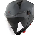 KYT D-City Plain Casco Jet - Gris (XS)