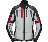Spidi Crossmaster Chaqueta textil para motocicleta - Negro Gris Rojo (L)