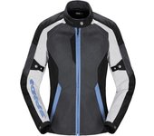 Spidi Tek Net Chaqueta de motocicleta para damas - Gris Azul (XS)