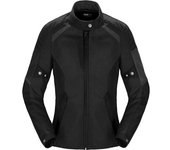 Spidi Tek Net Chaqueta de motocicleta para damas - Negro (L)
