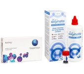 Biofinity (6 lentillas) + Oxynate Peroxide 380 ml con estuche
