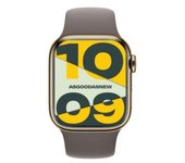 Apple Watch Series 9 GPS + Cellular 45mm Acero inoxidable oro Correa deportiva arcilla M/L - Reacondicionado: como nuevo | 30 meses de garantía | Envío gratuito