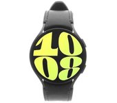 Samsung Galaxy Watch6 grafito 44mm LTE Hybrid Correa de cuero ecológico negro - Reacondicionado: como nuevo | 30 meses de garantía | Envío gratuito