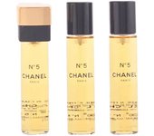Chanel Nº 5 eau de toilette recargas vaporizador para el bolso 3 x 20 ml