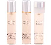 Chanel Chance eau de toilette vaporizador twist & spray 3 recargas 3 x 20 ml