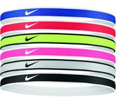 Paquete de 6 elásticos para el cabello Nike Swoosh tipped