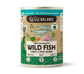 1 x 400 gr Wild Balance Comida Húmeda BARF con Pescado Salvaje y Pavo para Perros
