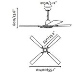Ventilador clásico malvinas