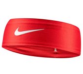 Cinta de pelo de fitness nike dri-fit fury classic headband rojo