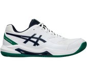 Zapatillas de tenis asics gel-dedicate 8 clay hombre blanco/azul