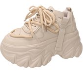 Autumn Women's Sneakers New Breathable High Platform Shoes Woman Ladies Vulcanize Casual Chunky Sneakers Zapatillas Mujer 8CM