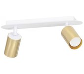 Regleta de focos tao blanco/oro (2 luces)