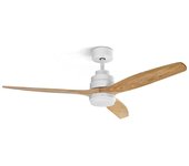 Ventilador Techo UFESA Nepal Blanco Haya Luz 40W