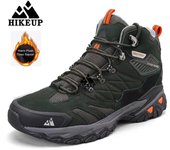 HIKEUP Winter Boots High Altitude Hiking Shoes Outdoor Field Training Boots High-Top Men Climbing Snow Shoes Men Plus Size