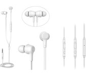 Auriculares botón EDENWOOD EDI01 c/micrófono blanco