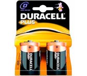 Duracell - Pack 2 Pilas D Duracell Plus