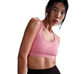 Nike - Sujetador Swoosh Light Support Mujer, Mujer, Elemental Pink-White, M