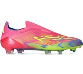 Adidas - Bota de fútbol F50 Elite LL FG, Unisex, Lucid Pink-Lucid Lemon-Blue Fusion, 10,5 UK