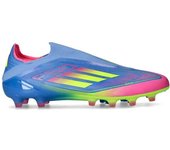 Adidas - Bota de fútbol F50 Elite LL AG, Unisex, Blue Fusion-Lucid Lemon-Lucid Pink, 8 UK