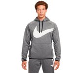 Nike - Sudadera Hoodie Swoosh, Hombre, Black-Black-White, S