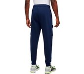 Nike - Pantalón largo Swoosh Air Cargo Fleece, Hombre, Midnight Navy-Volt, XL