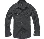 Brandit SlimFit Camisa - Negro