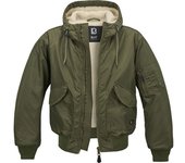 Brandit CWU Hooded Chaqueta - Verde (2XL)